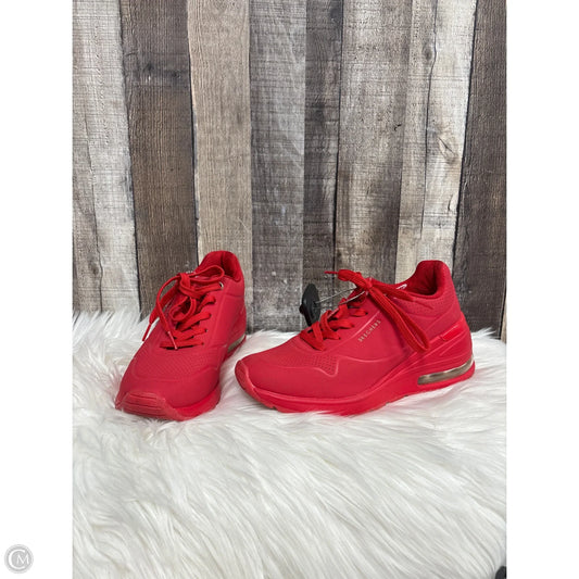 Shoes Heels Platform By Skechers In Red, Size: 7.5