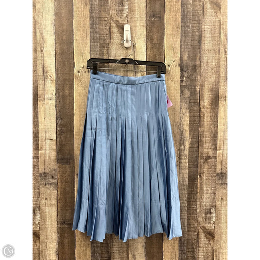 Skirt Midi By Ann Taylor In Blue, Size: Xsp