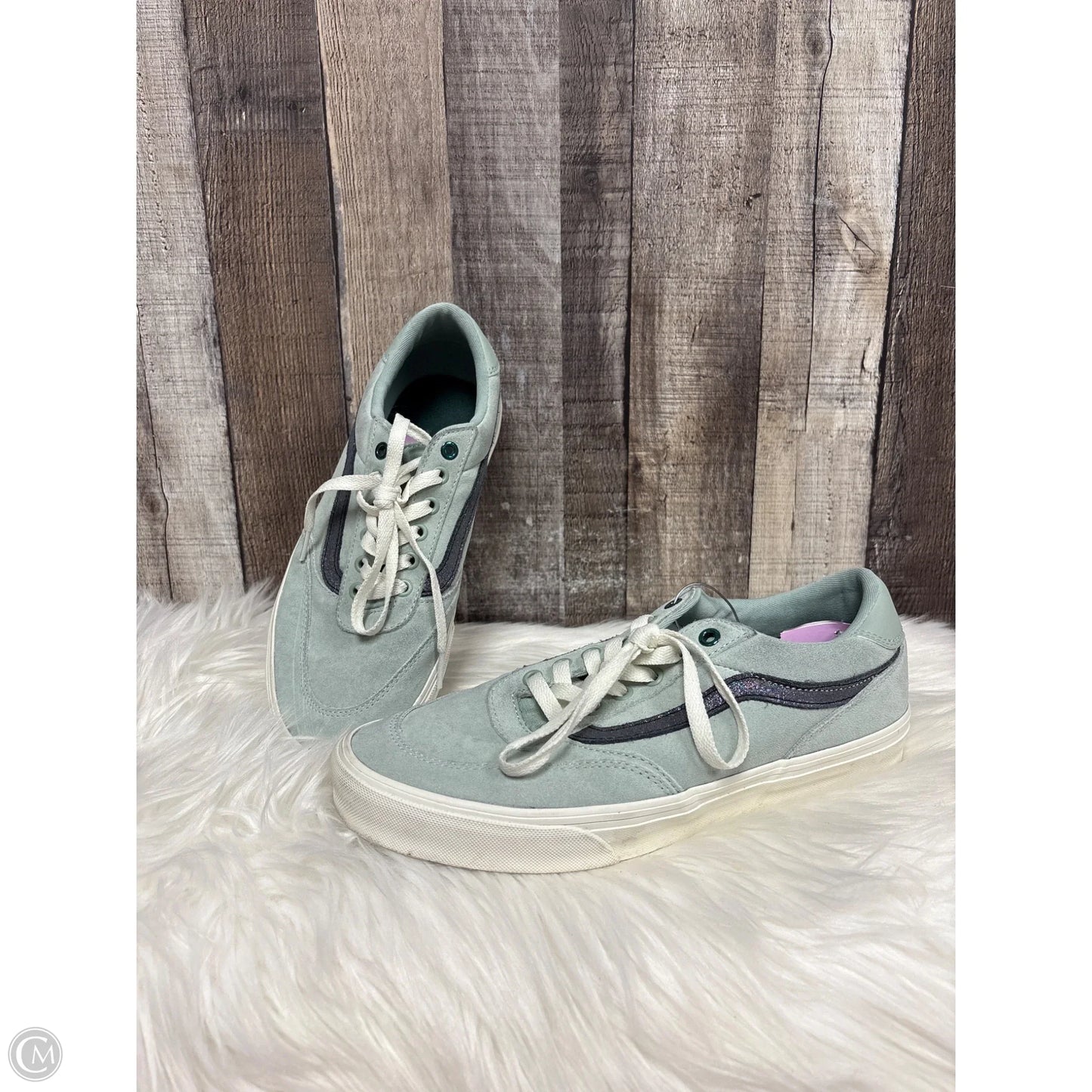 Shoes Sneakers By Vans In Green, Size: 10