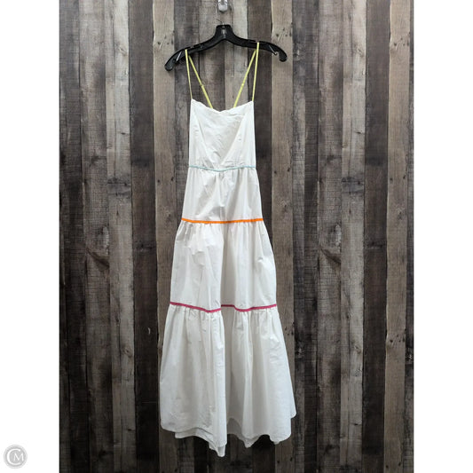Dress Casual Maxi By Aakaa In White, Size: L