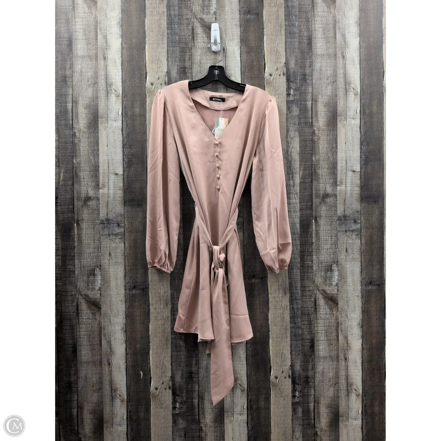Dress Casual Midi By Btfbm In Pink, Size: M