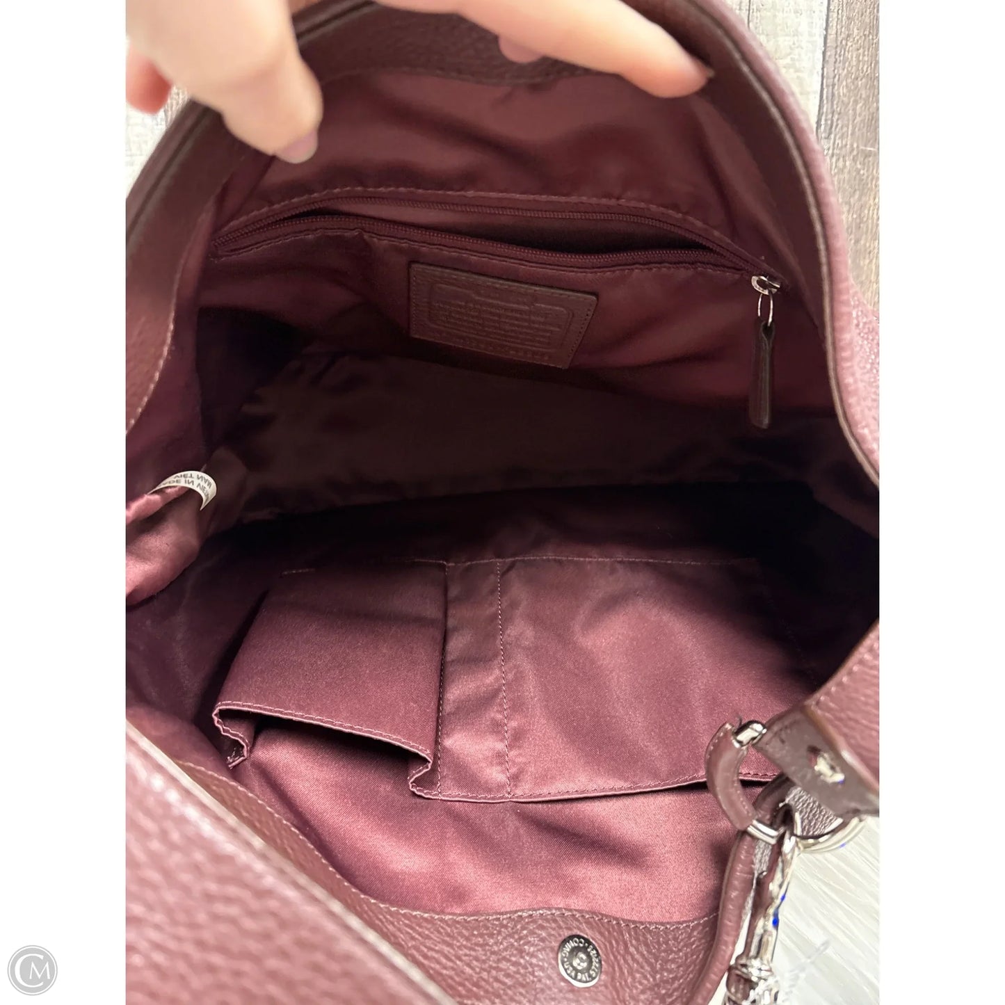 Handbag Designer By Coach, Size: Large