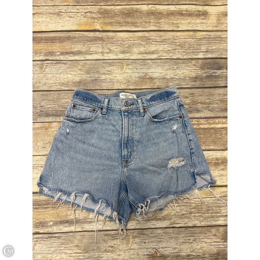 Shorts By Abercrombie And Fitch In Blue Denim, Size: 6