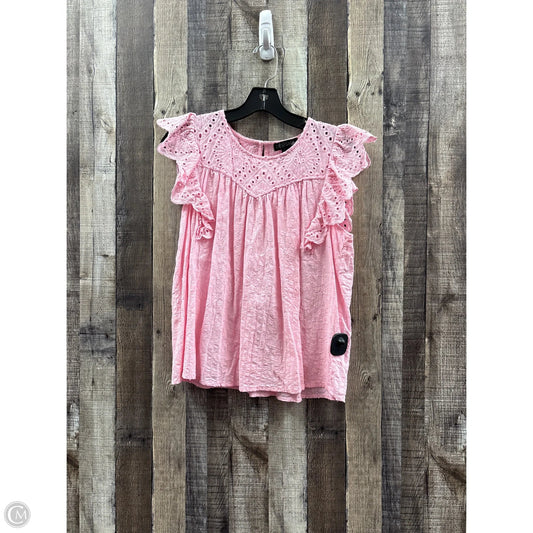 Top Sleeveless By Cme In Pink, Size: M