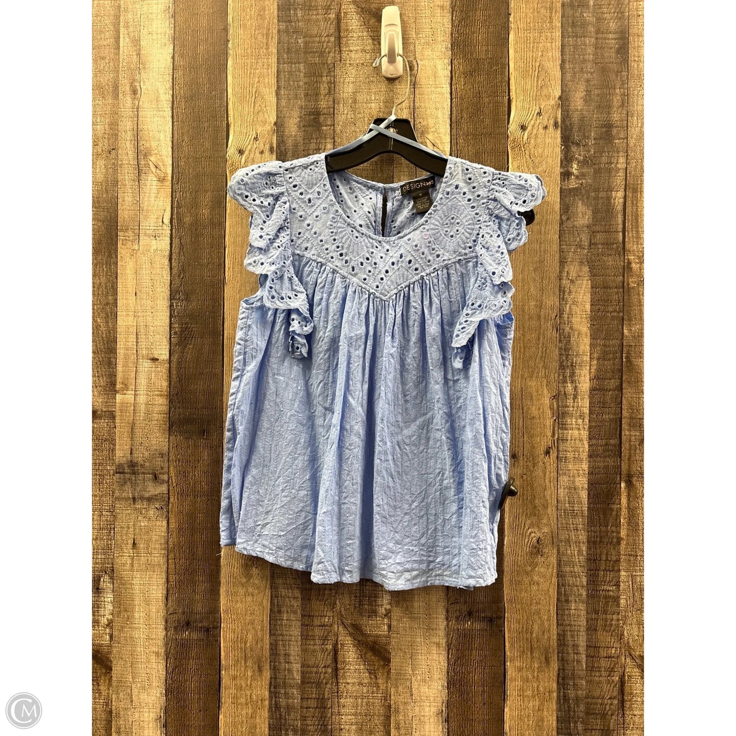 Top Sleeveless By Cme In Blue, Size: M
