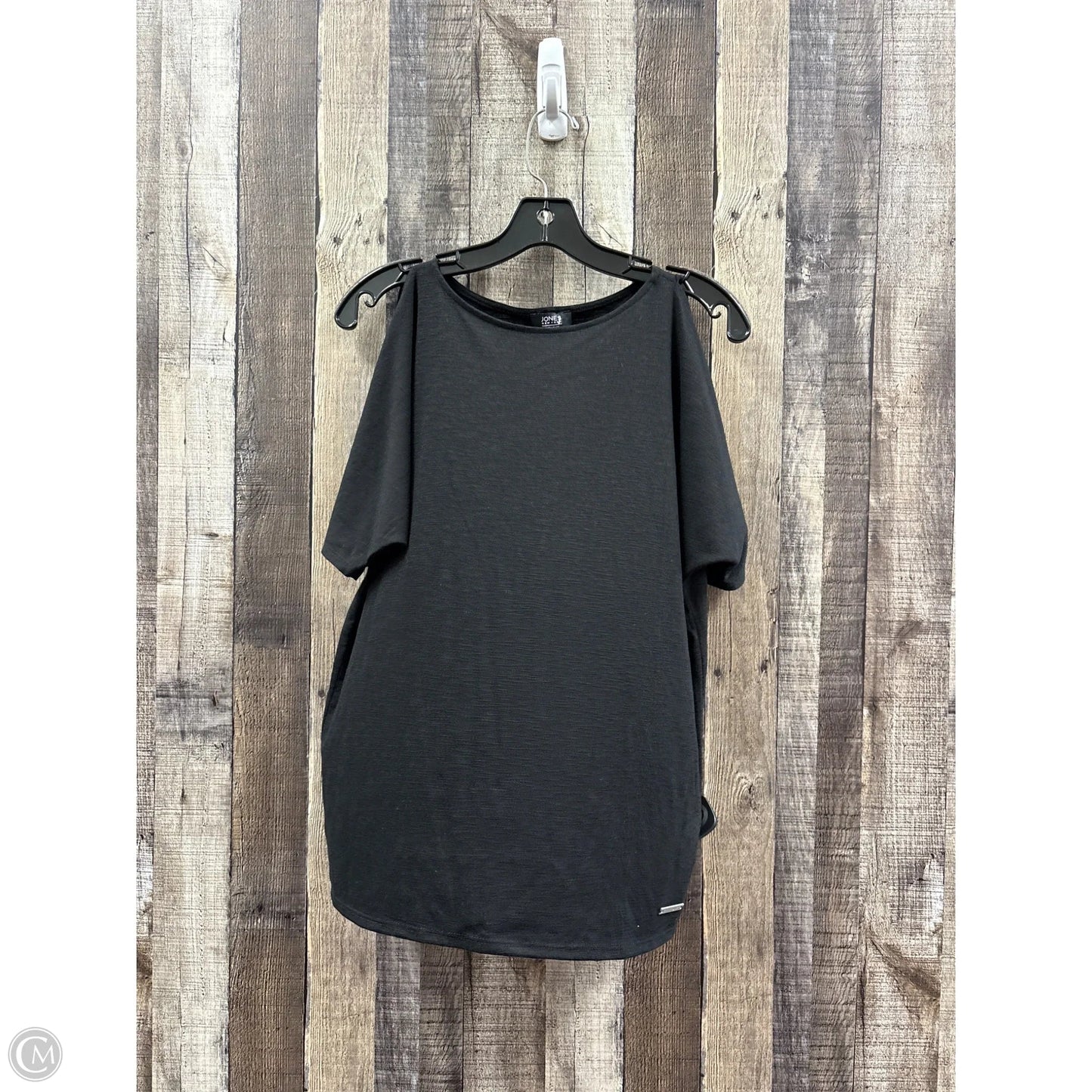Top Short Sleeve By Jones New York In Black, Size: S