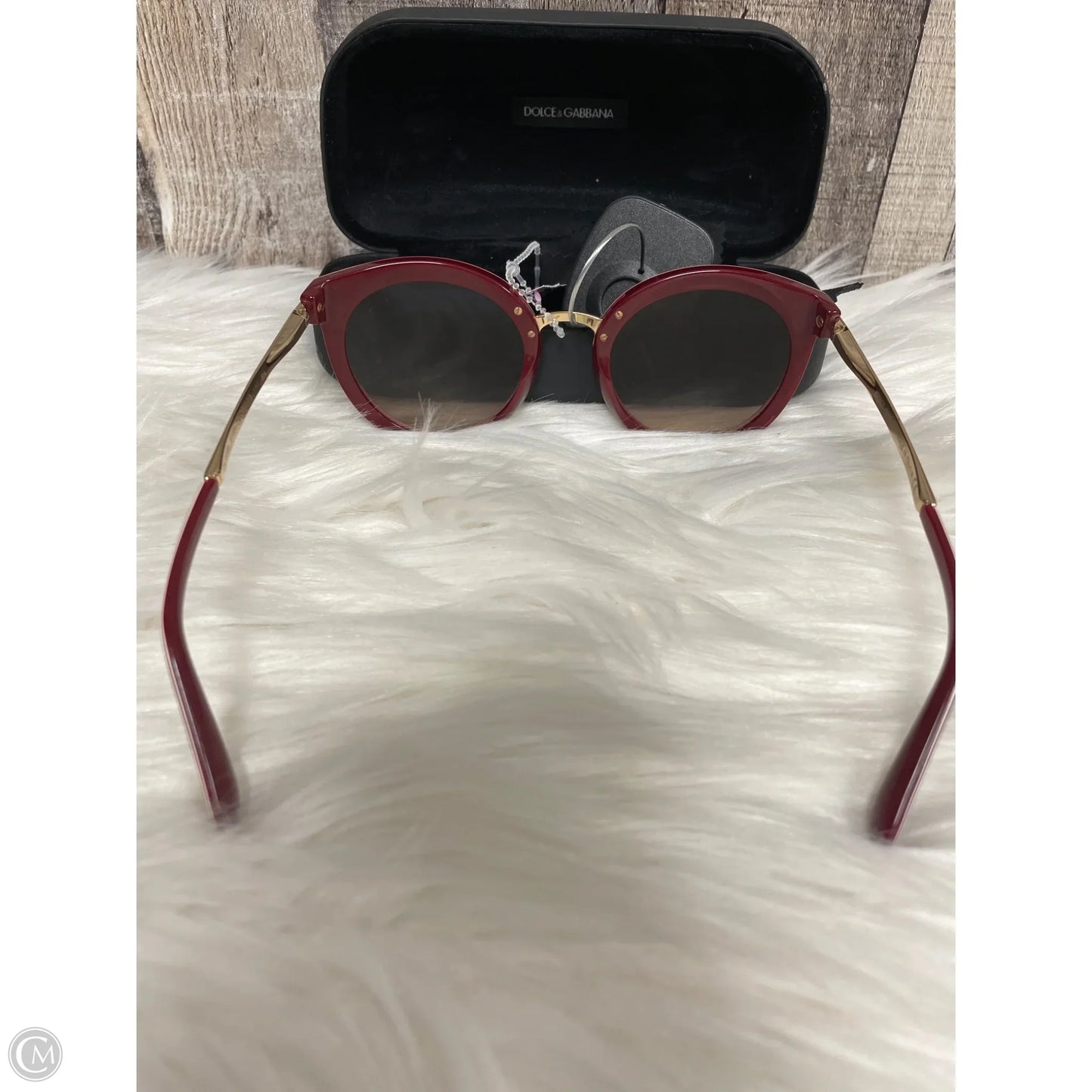 Sunglasses Luxury Designer By Dolce And Gabbana, Size: