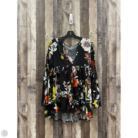 Tunic Long Sleeve By Free People In Multi-colored, Size: S