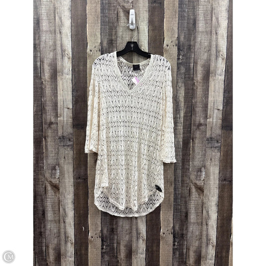 Swimwear Cover-up By Cme In Ivory, Size: S