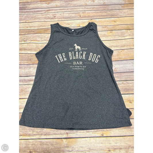 Top Sleeveless By Cmf In Grey, Size: Xl
