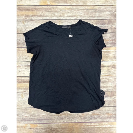 Top Short Sleeve By Tahari In Black, Size: 1x