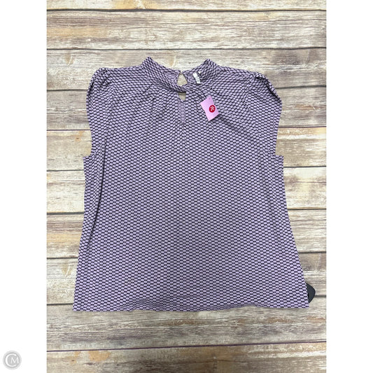 Top Sleeveless By Elle In Purple, Size: Xl
