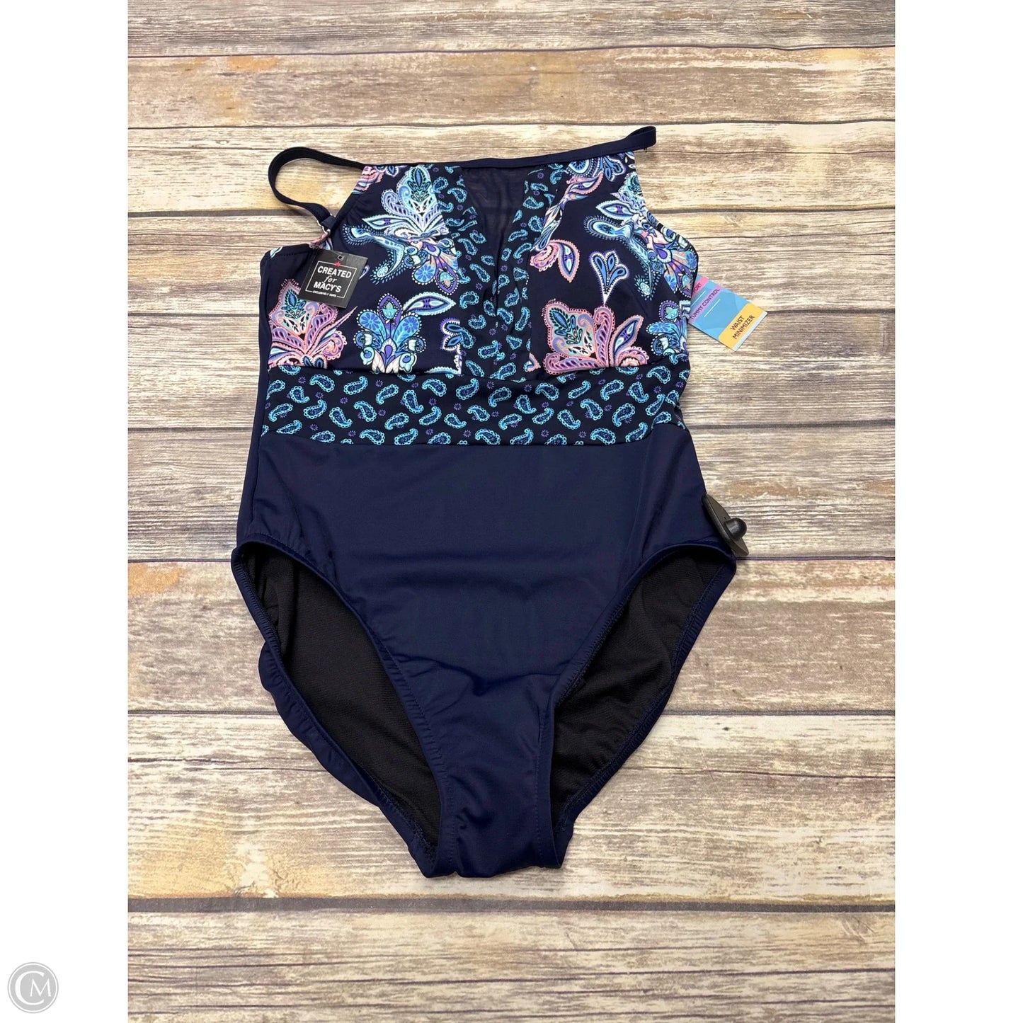 Swimsuit By Cme In Blue, Size: L