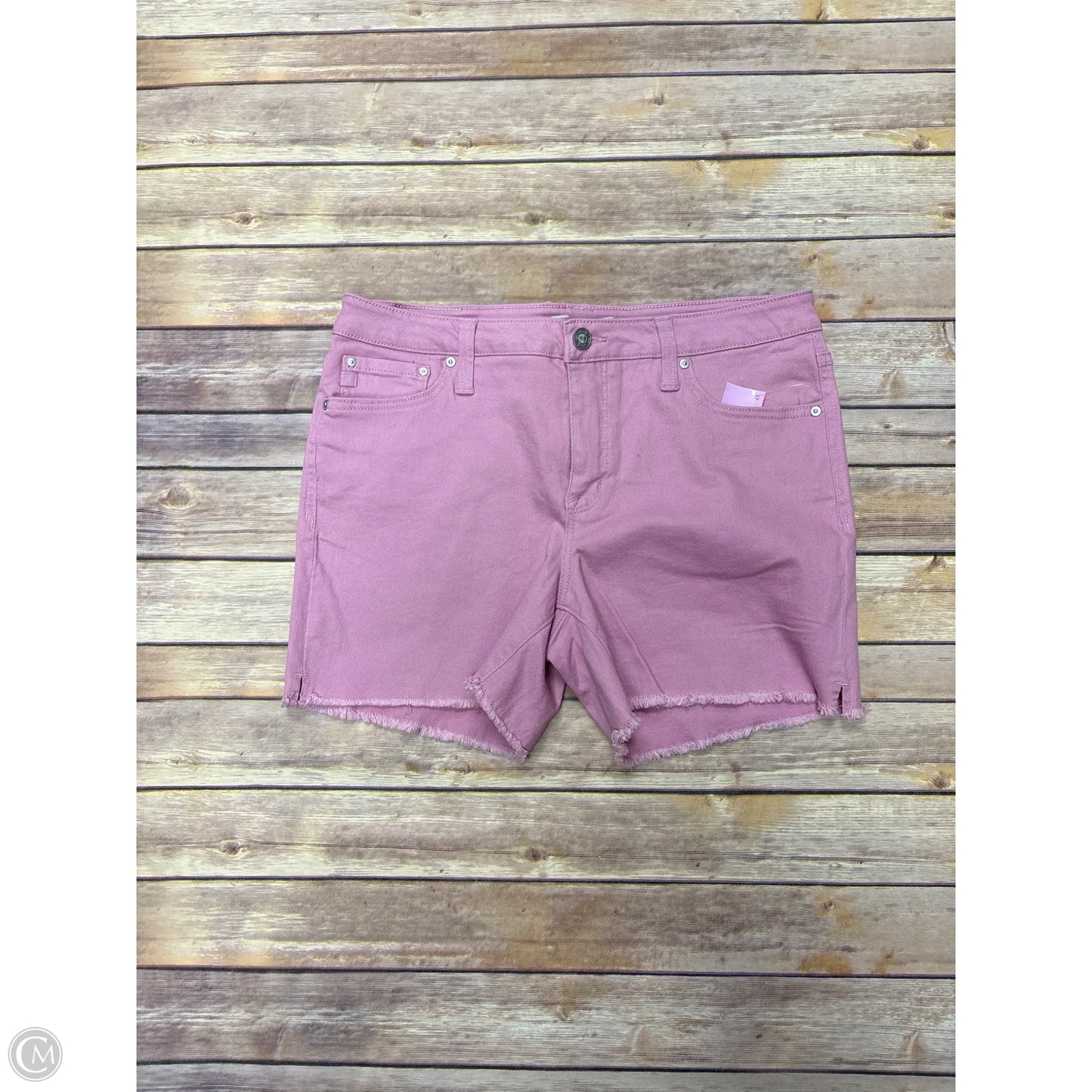 Shorts By Seven 7 In Pink Denim, Size: 10