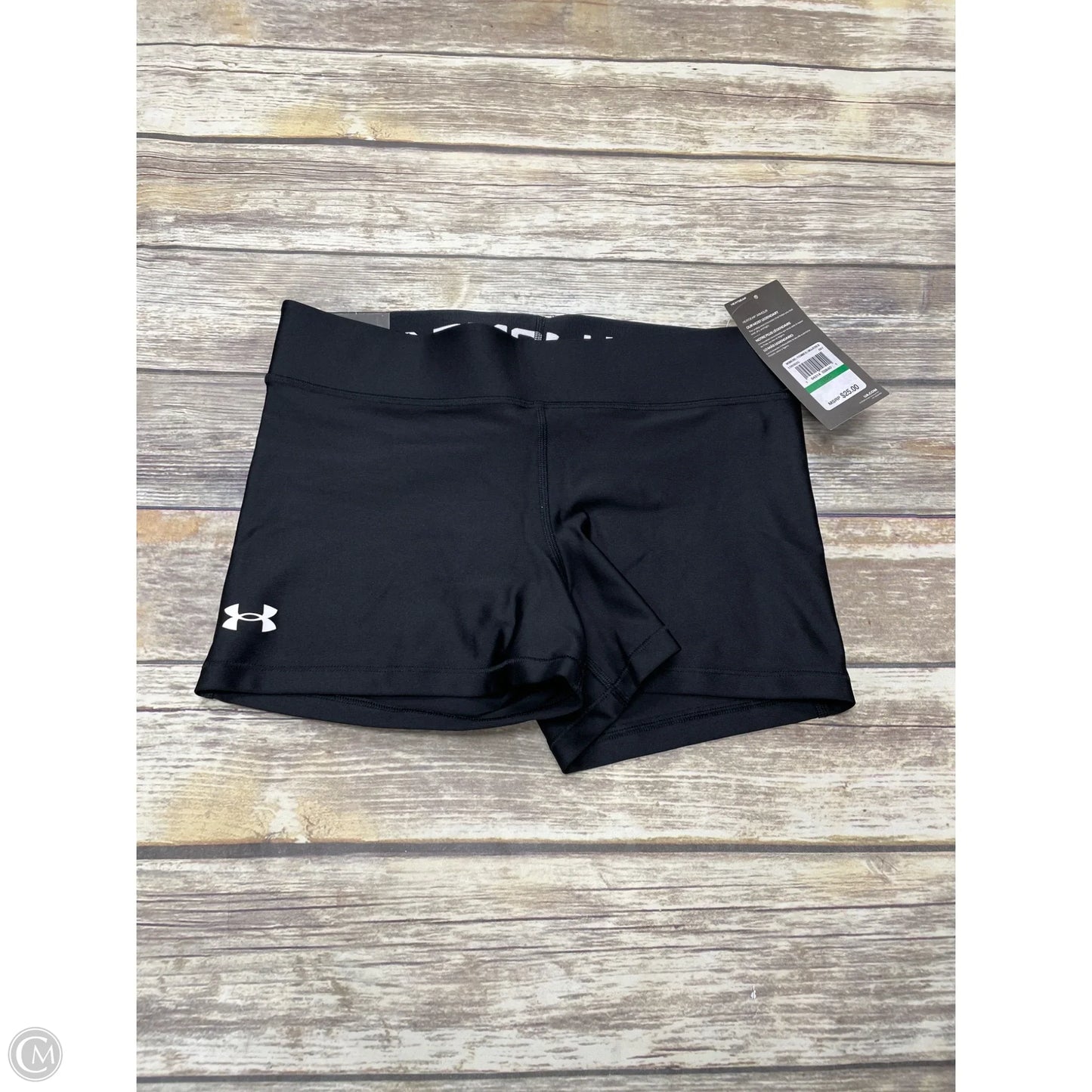 Athletic Shorts By Under Armour In Black, Size: L