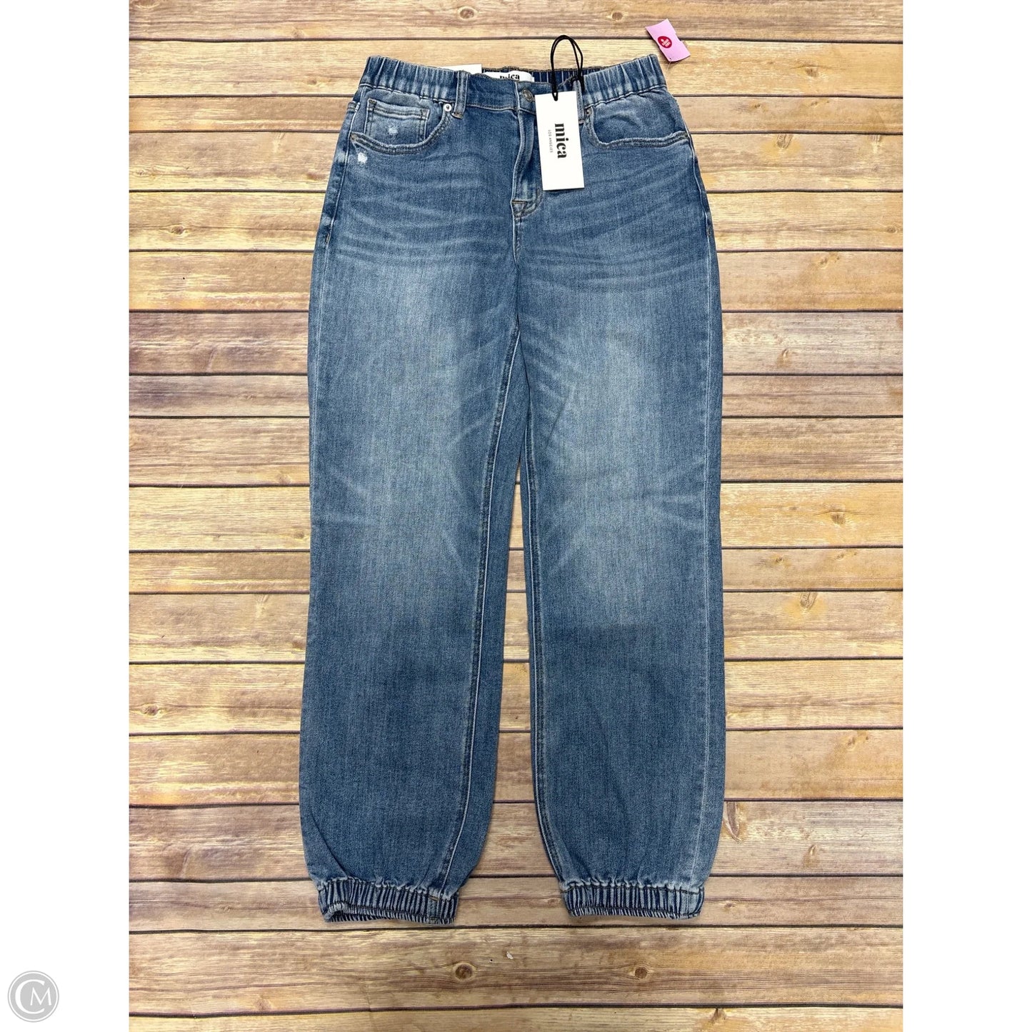 Jeans Straight By Micas In Blue Denim, Size: M