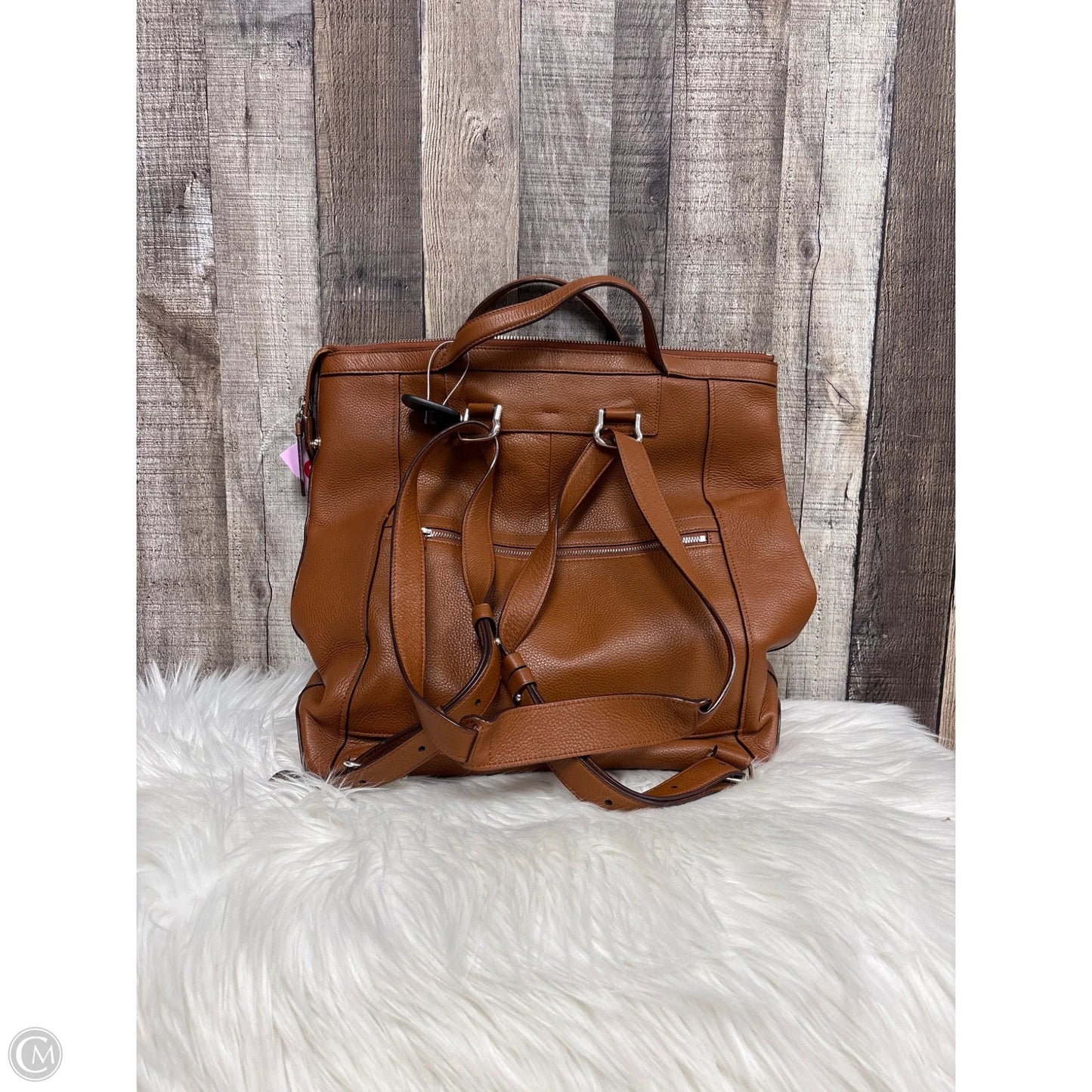 Backpack Leather By Cole-haan, Size: Large