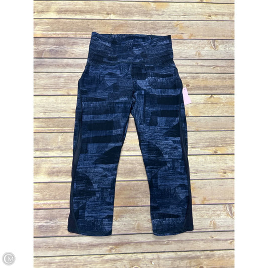 Athletic Leggings Capris By Lululemon In Blue, Size: 4