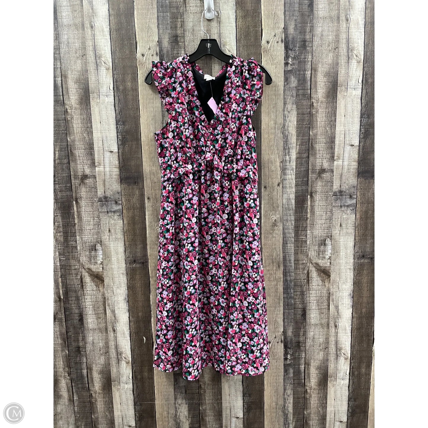 Dress Casual Midi By J. Crew In Floral Print, Size: S