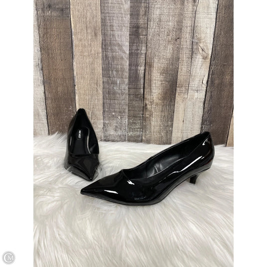 Shoes Heels Kitten By Nine West In Black, Size: 5.5