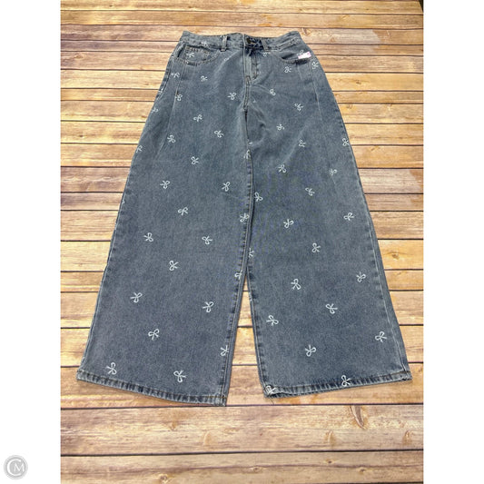 Jeans Wide Leg By Cmf In Blue Denim, Size: L