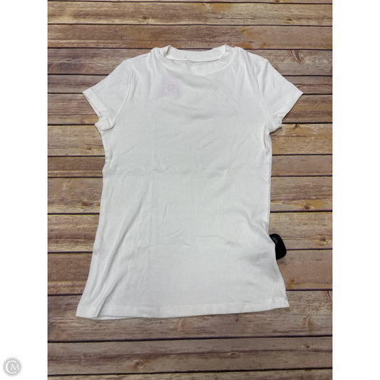 Top Short Sleeve By A New Day In White, Size: S