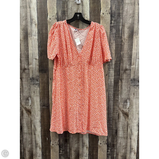 Dress Casual Short By Old Navy In Orange, Size: L