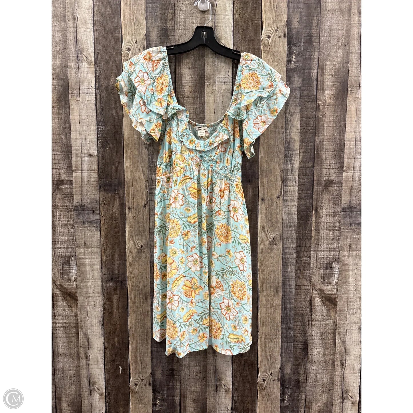 Dress Casual Short By Billabong In Floral Print, Size: L