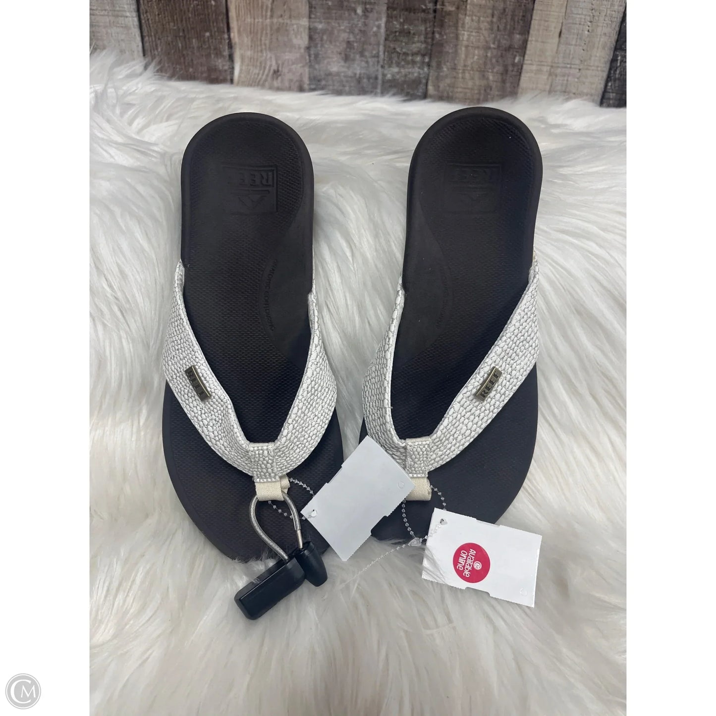 Sandals Flats By Reef In White, Size: 6