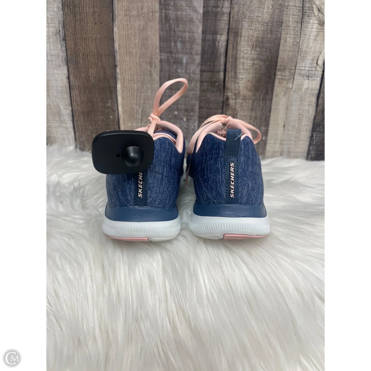 Shoes Athletic By Skechers In Blue, Size: 9.5