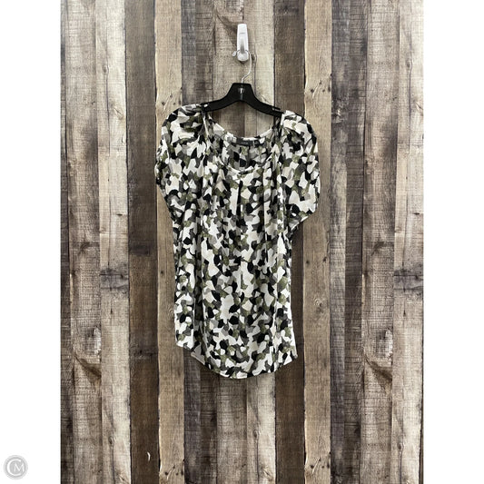 Top Short Sleeve By Apt 9 In Multi-colored, Size: Xl
