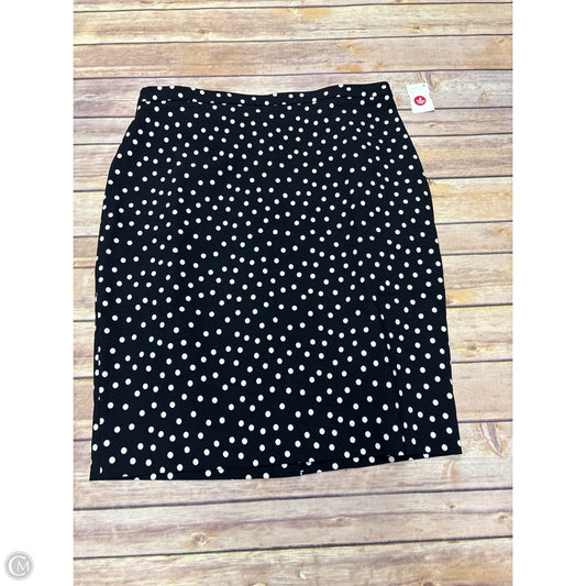Skirt Mini & Short By White House Black Market In Polkadot Pattern, Size: M