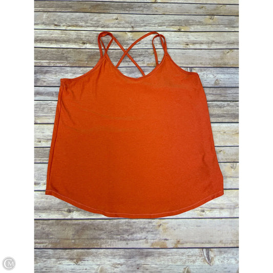 Athletic Tank Top By Dsg Outerwear In Orange, Size: M