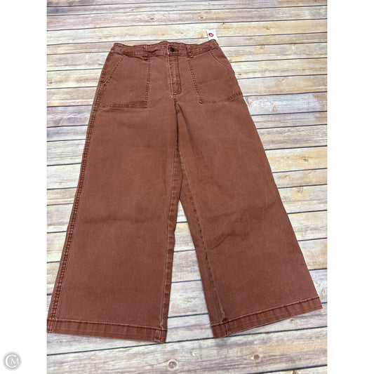 Jeans Wide Leg By Universal Thread In Brown, Size: 8