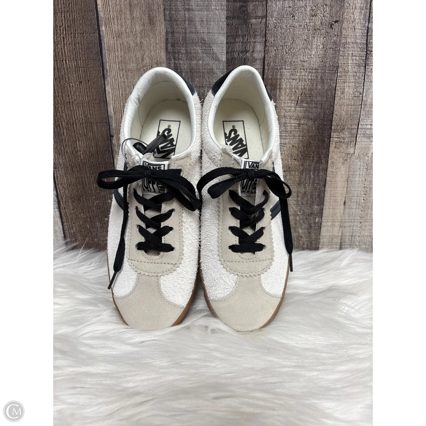 Shoes Sneakers By Vans In White, Size: 9.5