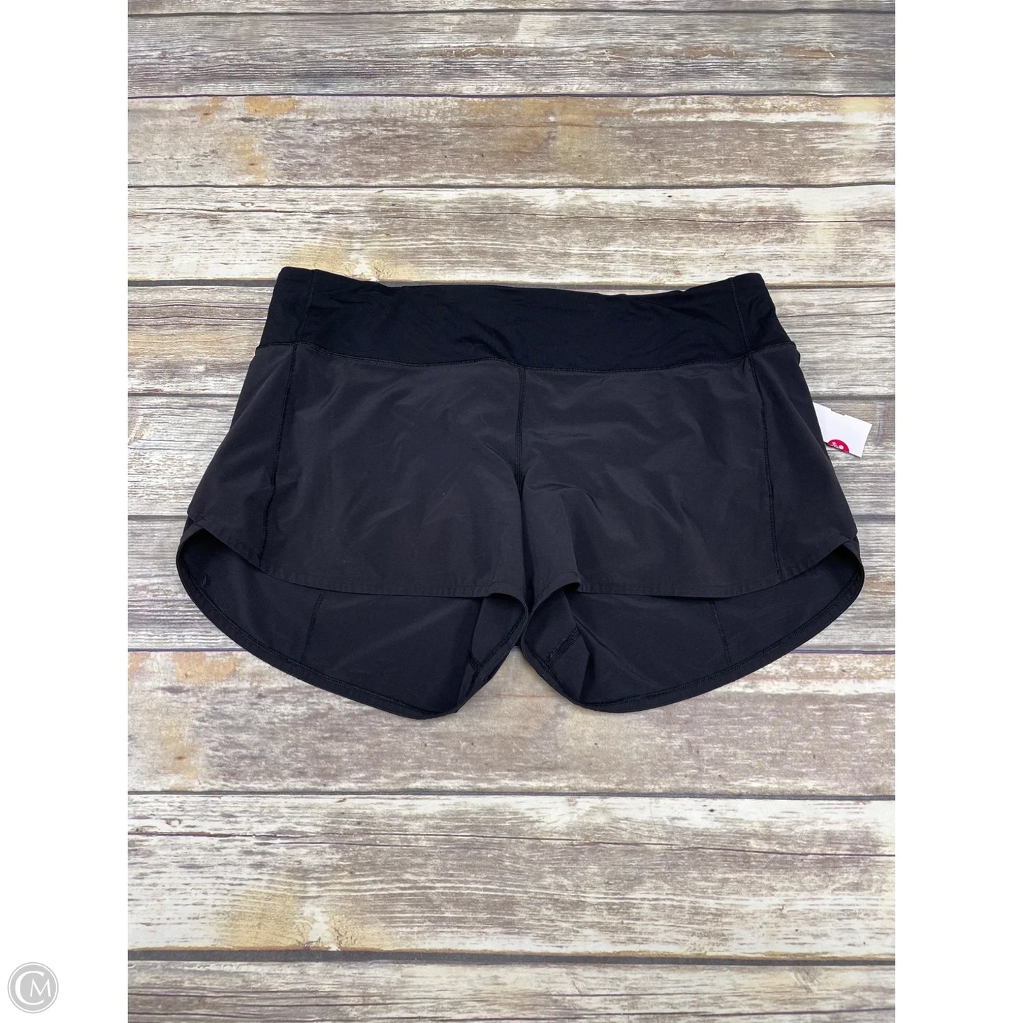 Athletic Shorts By Lululemon In Black, Size: 12
