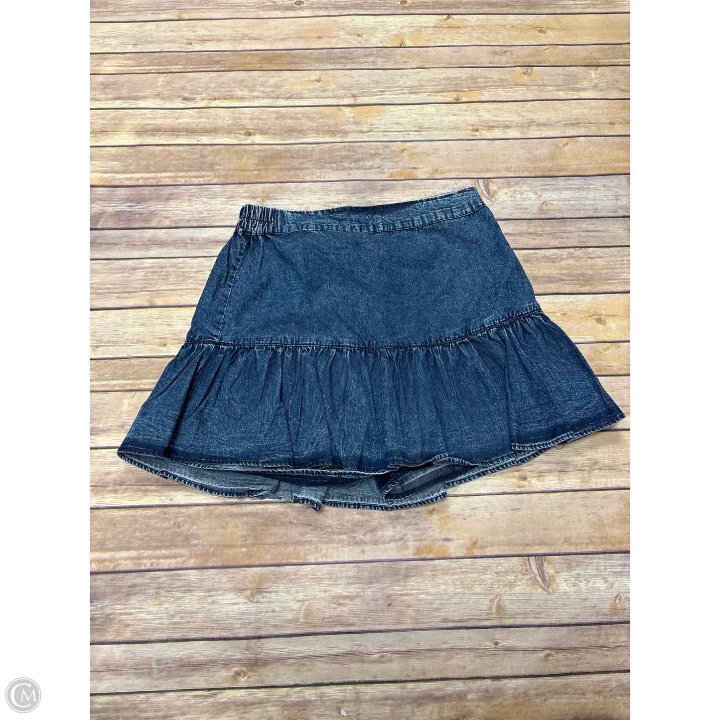 Skirt Mini & Short By Angie In Blue, Size: L