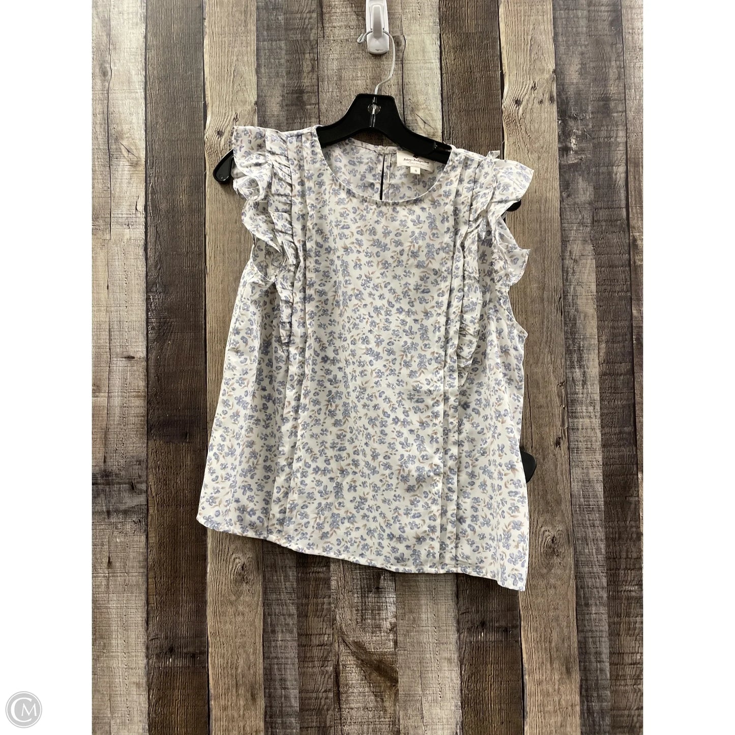 Top Sleeveless By Betseys Boutique Shop In Floral Print, Size: S