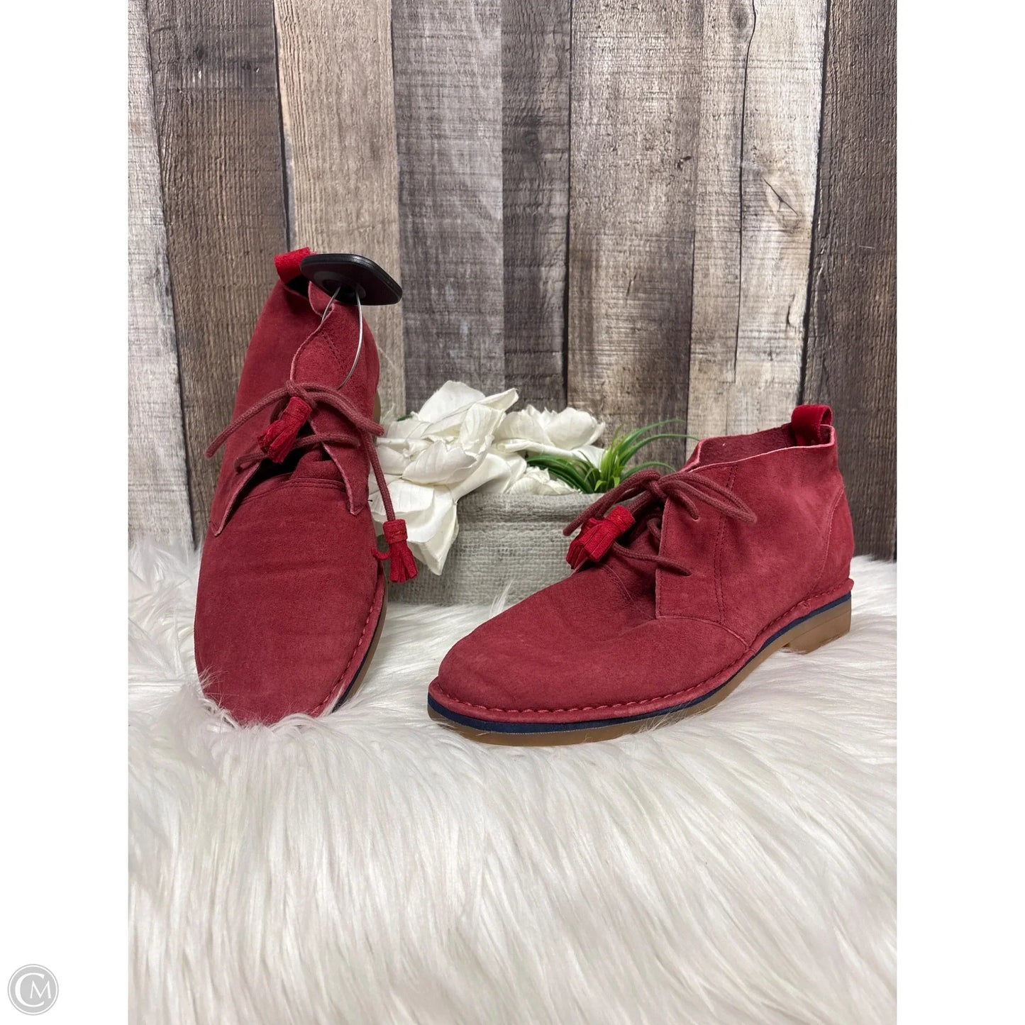 Shoes Flats By Hush Puppies In Red, Size: 8