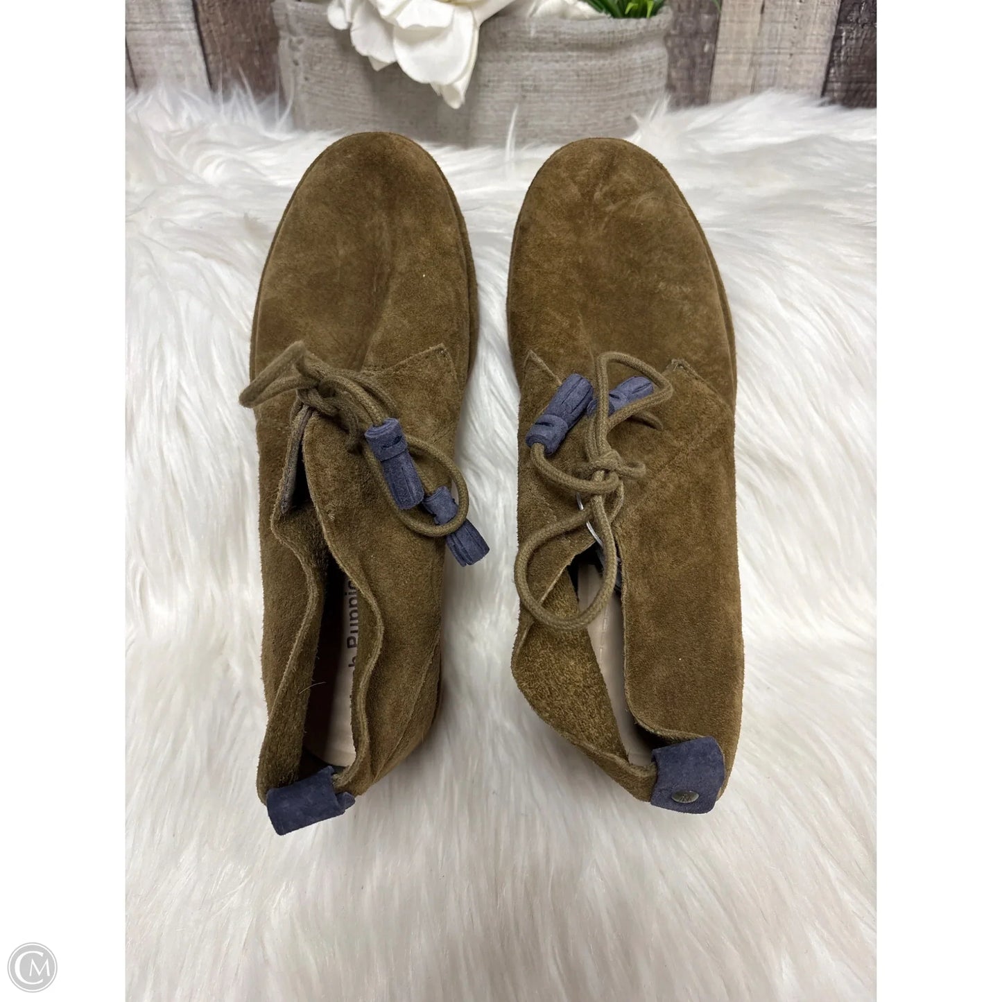 Shoes Flats By Hush Puppies In Green, Size: 8.5