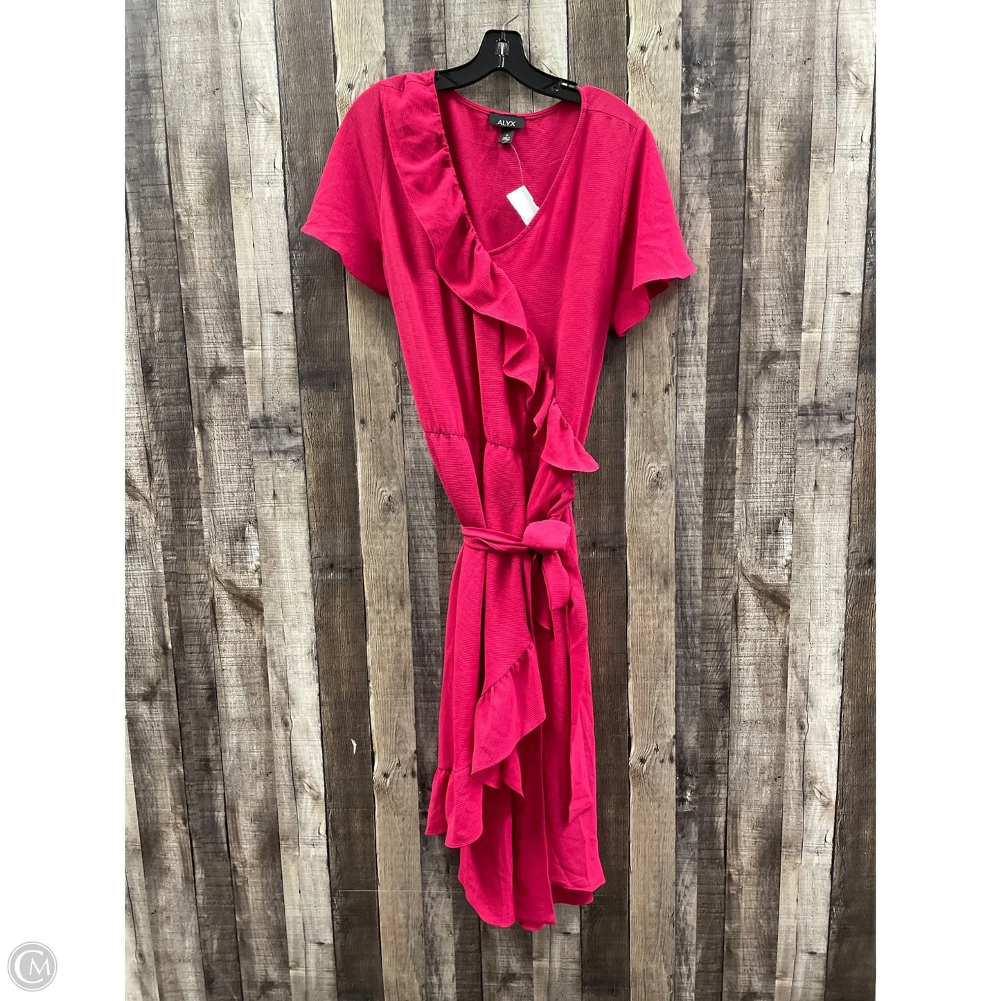Dress Casual Midi By Alyx In Pink, Size: 1x