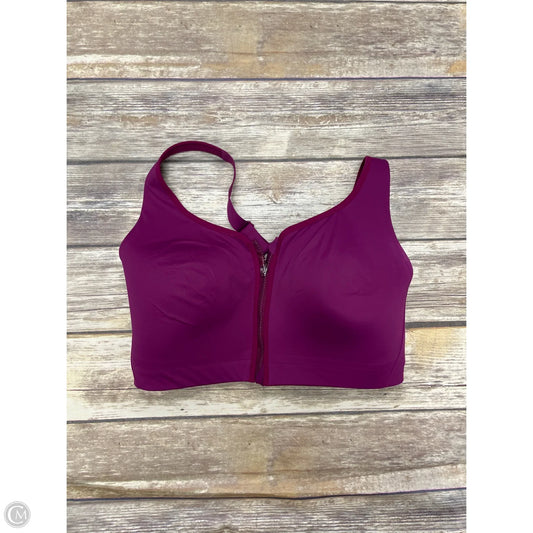 Athletic Bra By Athleta In Purple, Size: Xxl