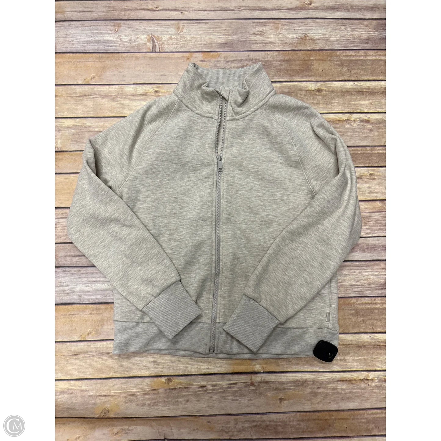 Athletic Jacket By Mondetta In Beige, Size: S
