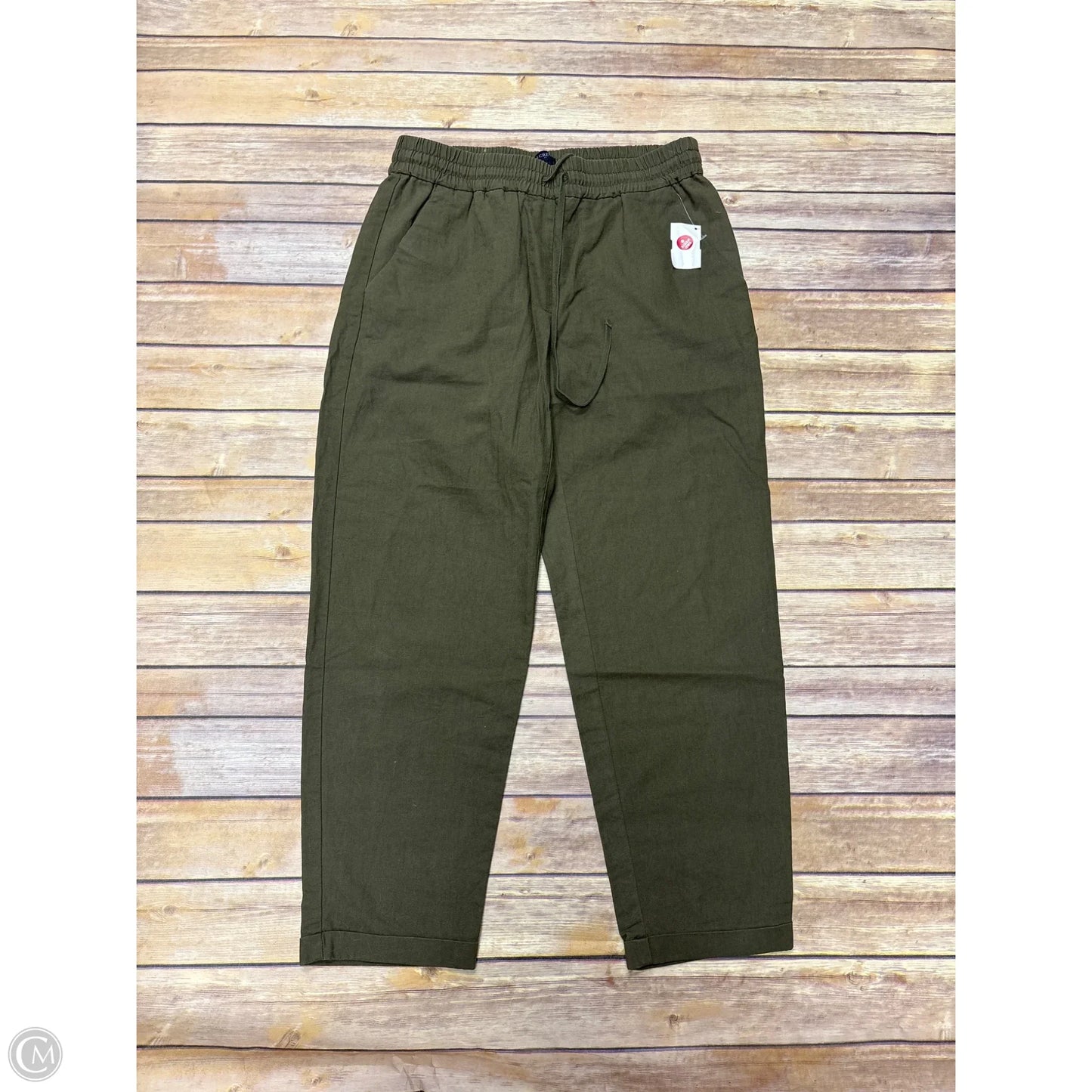 Pants Cropped By J. Crew In Green, Size: 4
