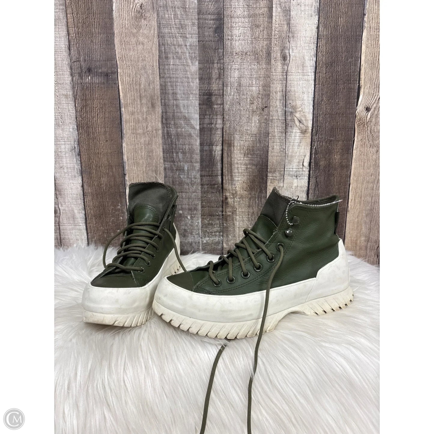Shoes Sneakers By Converse In Green, Size: 8.5