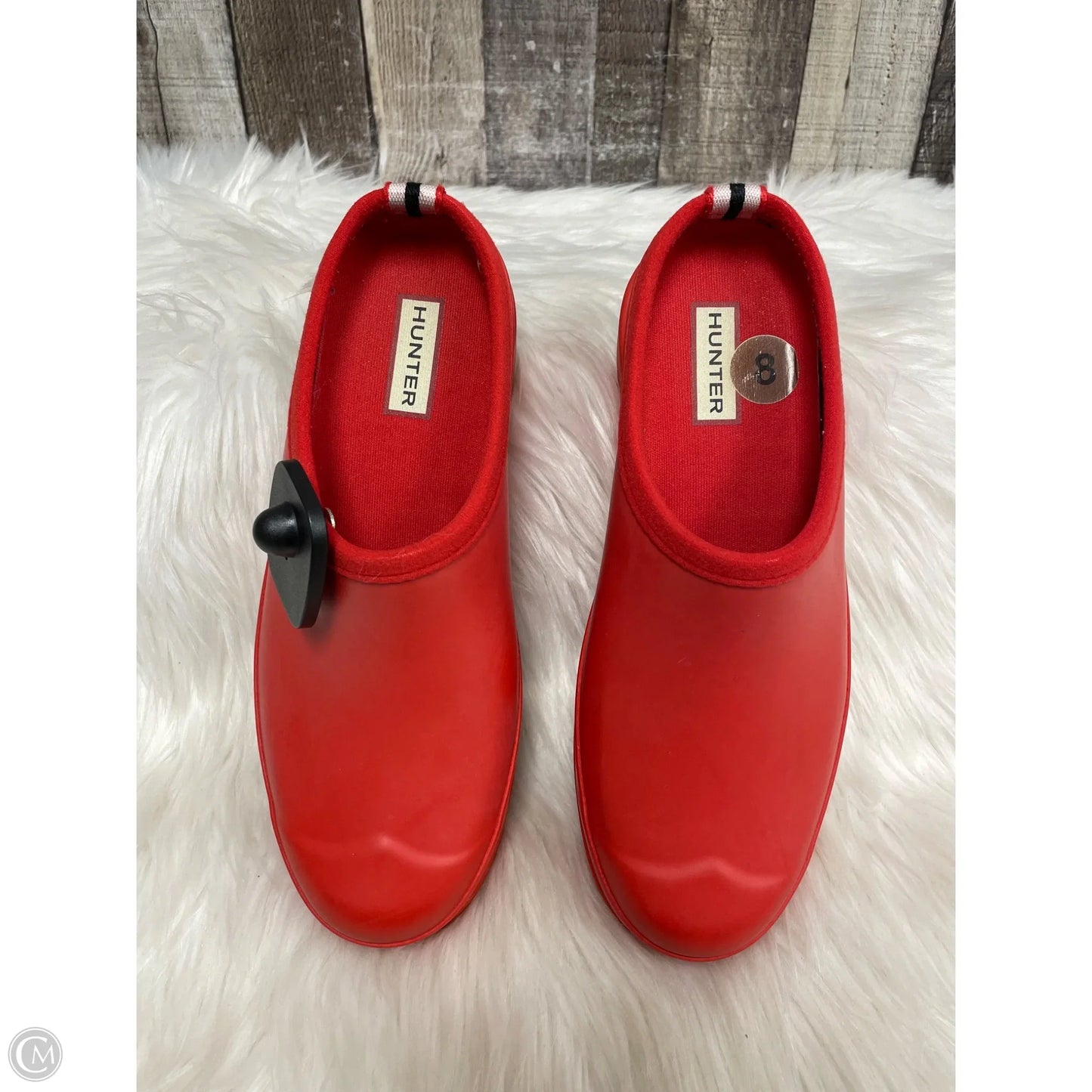 Shoes Heels Platform By Hunter In Red, Size: 8