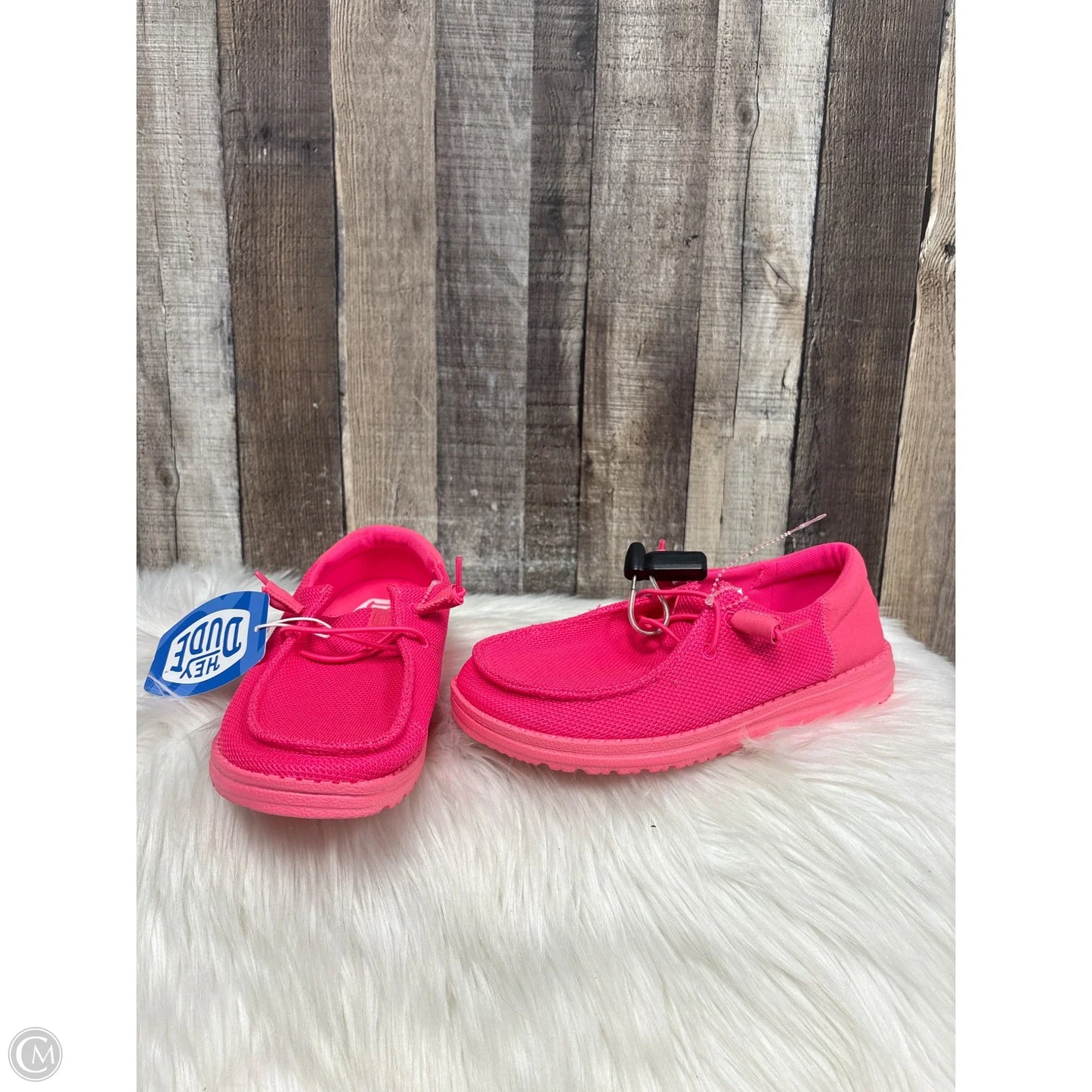 Shoes Sneakers By Hey Dude In Pink, Size: 7