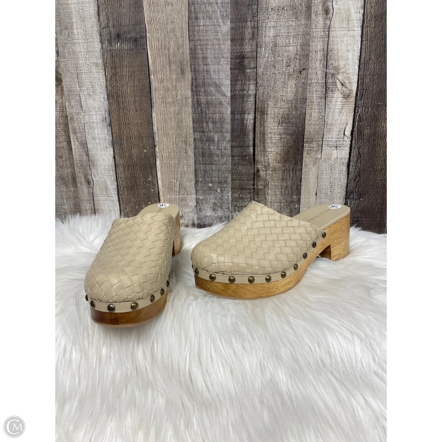 Shoes Heels Platform By Cme In Beige, Size: 9.5