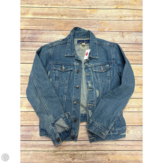 Jacket Denim By Blue Rain In Blue Denim, Size: S