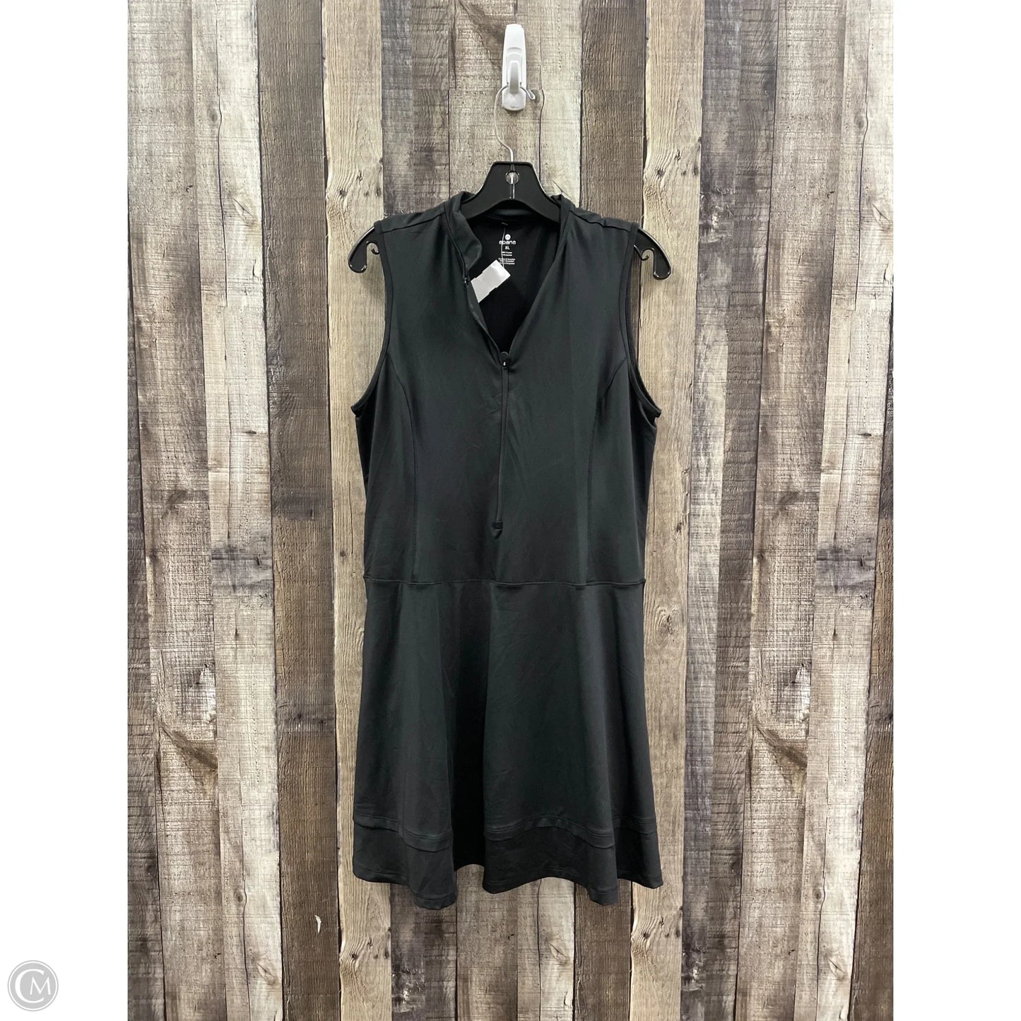 Athletic Dress By Apana In Black, Size: Xl